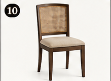 LUE BONA walnut wooden dining chair