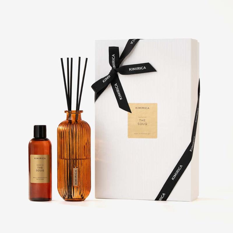 Luxury Reed Diffuser Set with Glass Bottle